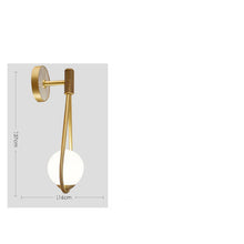 Carica l'immagine nel visualizzatore di Gallery, Nordic Personality Creative Designer Living Room Metal Wall Lamp