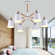 Carica l'immagine nel visualizzatore di Gallery, Simple Living Room Lamp Ceiling Lamp Solid Wood
