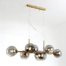 Carica l'immagine nel visualizzatore di Gallery, Lampadario Moderno in Vetro – Design Nordico Minimal per Soggiorni di Charme