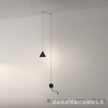 Carica l'immagine nel visualizzatore di Gallery, Lampada a PARETE con Cavo a Vista – Minimalismo Nordic Chic
