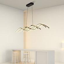 Carica l'immagine nel visualizzatore di Gallery, LED Chandeliers In Restaurants Are Modern Minimalist Creative And Stylish