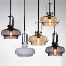 Carica l'immagine nel visualizzatore di Gallery, Retro Industrial Style Lighting Bar Glass Chandelier