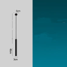 Carica l'immagine nel visualizzatore di Gallery, Lampada a Sospensione Cilindrica LED – Design Minimal in Ferro