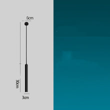 Carica l'immagine nel visualizzatore di Gallery, Lampada a Sospensione Cilindrica LED – Design Minimal in Ferro