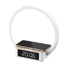 Carica l'immagine nel visualizzatore di Gallery, Bedside Mobile Phone 10W Three-in-one Wireless Charger Small Night Lamp