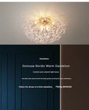 Carica l'immagine nel visualizzatore di Gallery, Lampadario Dandelion in Cristallo