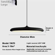 Carica l'immagine nel visualizzatore di Gallery, Dining Room Chandelier Macaron Flying Saucer Artistic Lamp