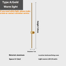 Carica l'immagine nel visualizzatore di Gallery, Rotatable Minimalist Strip Wall Lamp Simple Modern Living Room Wall Light Bulb