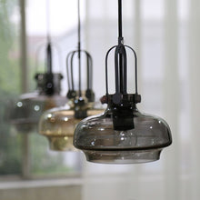 Carica l'immagine nel visualizzatore di Gallery, Retro Industrial Style Lighting Bar Glass Chandelier