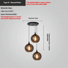 Carica l'immagine nel visualizzatore di Gallery, Modern Restaurant Ideas Personality Glass Lamp