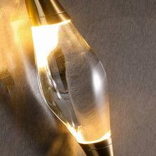 Carica l'immagine nel visualizzatore di Gallery, Copper Crystal Single Head Small Chandelier