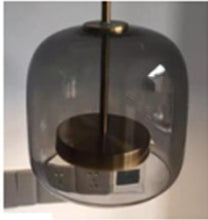Carica l'immagine nel visualizzatore di Gallery, Art Glass Restaurant Bar Bedside Single Head Hanging
