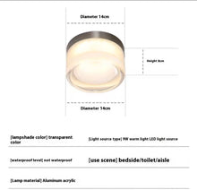 Carica l'immagine nel visualizzatore di Gallery, Creative Bedside-use Wall Lamp Hallway Corridor Bedroom Bathroom Lamp