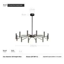 Carica l'immagine nel visualizzatore di Gallery, Nordic Style Lamps Simple Modern Net Red Chandelier Minimalist Creative