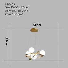 Carica l'immagine nel visualizzatore di Gallery, Modern Minimalist Children's Dining Room Personality Creative Fashion Chandelier