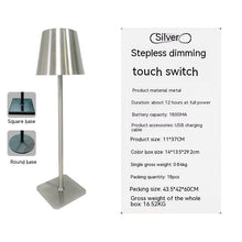 Carica l'immagine nel visualizzatore di Gallery, Lampada da Tavolo Poldina Style – LED Ricaricabile da Interno/Esterno