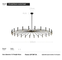 Carica l'immagine nel visualizzatore di Gallery, Nordic Style Lamps Simple Modern Net Red Chandelier Minimalist Creative