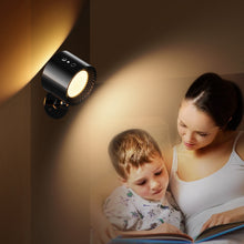 Carica l'immagine nel visualizzatore di Gallery, Double-sided Luminous Magnetic Wall Lamp Bedroom Bedside Lamp Usb