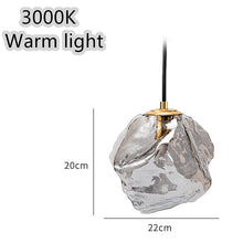 Carica l'immagine nel visualizzatore di Gallery, Minimalist Art Ice Cube Restaurant Chandelier Personality Creative
