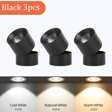 Carica l'immagine nel visualizzatore di Gallery, Faretto LED Orientabile da Soffitto – Design Moderno, 7W/10W/12W