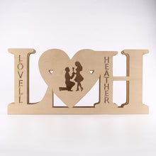 Carica l'immagine nel visualizzatore di Gallery, Personalized Custom Letter Lamp English Name Lamp