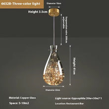 Carica l'immagine nel visualizzatore di Gallery, Lampadario n Cristallo e Rame