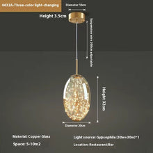 Carica l'immagine nel visualizzatore di Gallery, Lampadario n Cristallo e Rame