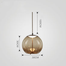 Carica l'immagine nel visualizzatore di Gallery, Dining Room Chandelier Living Room Bar Bedroom Glass Single Head