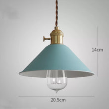 Carica l'immagine nel visualizzatore di Gallery, Nordic Macaron Twist Switch Dining Room Copper Chandelier