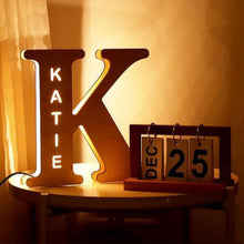 Carica l'immagine nel visualizzatore di Gallery, Personalized Custom Letter Lamp English Name Lamp
