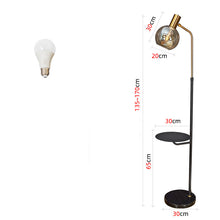 Carica l'immagine nel visualizzatore di Gallery, Nordic Luxury Sofa Side Floor Lamp Creative Personality