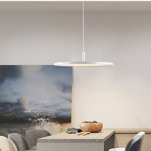 Carica l'immagine nel visualizzatore di Gallery, Nordic Creative Thin Round Bar Lamp Office Chandelier