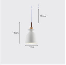 Carica l'immagine nel visualizzatore di Gallery, Nordic Style Dining Room Chandelier With Three Heads Modern Minimalist