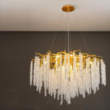 Carica l'immagine nel visualizzatore di Gallery, Villa Living Room Crystal Chandelier Light Luxury Restaurant Bar Table Lamp