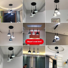 Carica l'immagine nel visualizzatore di Gallery, Nordic Restaurant Chandelier Three-head Modern Minimalist
