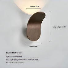 Carica l'immagine nel visualizzatore di Gallery, Simple Led Wall Lamp Bedroom Bedside Lamp Corridor Aisle Light
