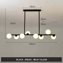 Carica l'immagine nel visualizzatore di Gallery, Modern Minimalist Glass Bubble Ball Lamp Nordic Restaurant
