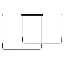 Carica l'immagine nel visualizzatore di Gallery, Office Minimalist Style Restaurant Line Chandelier
