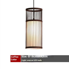 Carica l'immagine nel visualizzatore di Gallery, Bamboo Chandelier Chinese Restaurant Hotel Homestay Bedroom Balcony Lantern Rice Lamp
