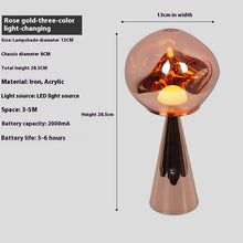 Carica l'immagine nel visualizzatore di Gallery, Volcanic Lava Mini Table Lamp Bedroom Bedside Lamp Ambience Light
