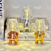 Carica l'immagine nel visualizzatore di Gallery, LED Creative Crystal Small Night Lamp Desktop Decoration Table Lamp
