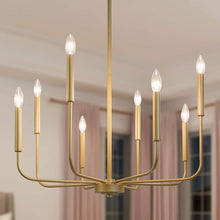 Carica l'immagine nel visualizzatore di Gallery, American Country Vintage Industrial Style Candle Chandelier
