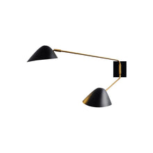 Carica l'immagine nel visualizzatore di Gallery, Bedside Table Study Intelligent Double-headed Wall Lamp Modern Living Room Bedroom Long Arm Single Head Lamp
