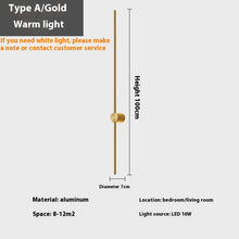 Carica l'immagine nel visualizzatore di Gallery, Rotatable Minimalist Strip Wall Lamp Simple Modern Living Room Wall Light Bulb
