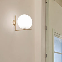 Carica l'immagine nel visualizzatore di Gallery, Glass Wall Lamp Bedroom Bedside Lamp Corridor Lamps
