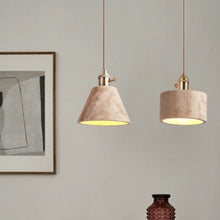 Carica l'immagine nel visualizzatore di Gallery, Modern Cream Style Yellow Cave Stone Chandelier
