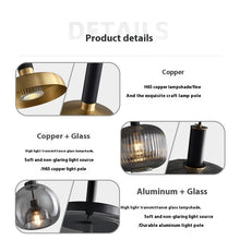 Carica l'immagine nel visualizzatore di Gallery, Bedroom Homestay Hotel Bar Glass Single Head Modern Personality Small Droplight
