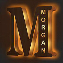 Carica l'immagine nel visualizzatore di Gallery, Personalized Custom Letter Lamp English Name Lamp
