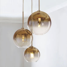 Carica l'immagine nel visualizzatore di Gallery, New Nordic living room bedroom bedside glass chandelier
