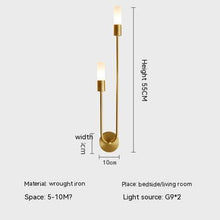 Carica l'immagine nel visualizzatore di Gallery, Nordic Living Room Background Wall Lamp Bedroom
